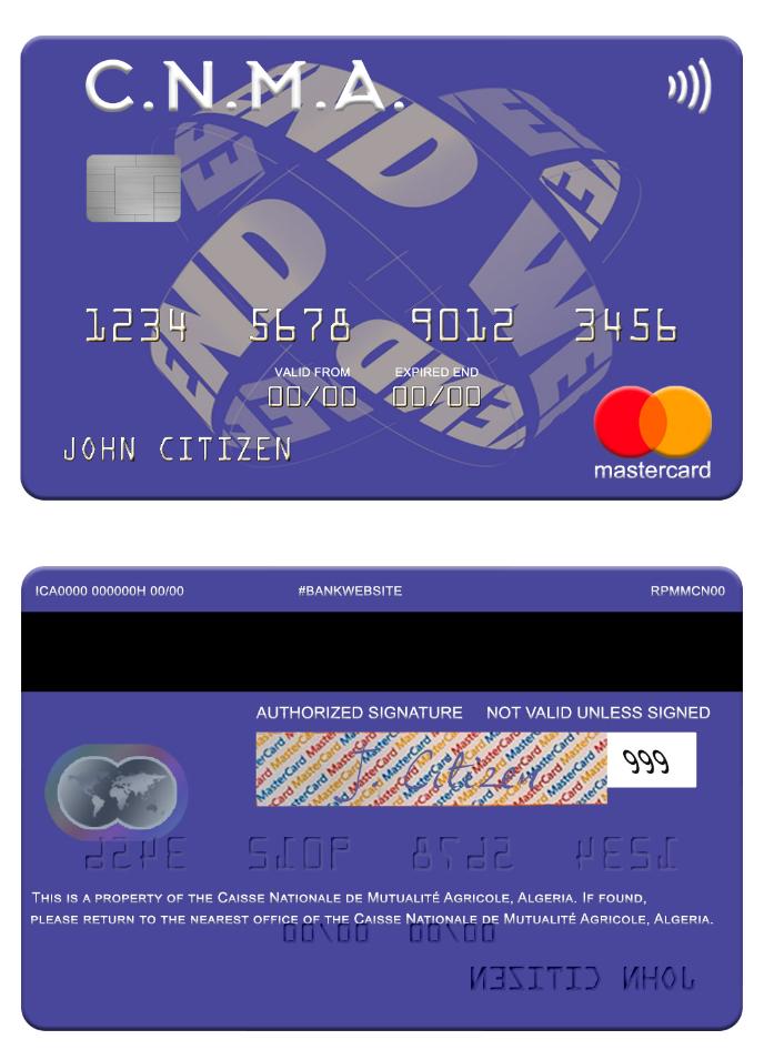 Algeria Caisse Nationale de Mutualité Agricole mastercard